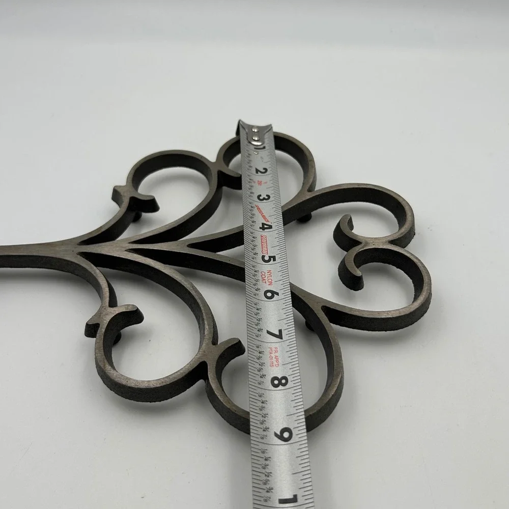 Vintage Dansk Cast Iron Scroll Trivet Jens Quistgaard Mid Century Modern Danish